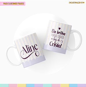 CANECA CERÂMICA - 325 ML - BRANCO - ALÇA / INTERNA BRANCO