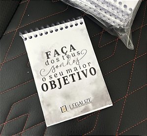 16 MINI CADERNO RASCUNHO 10X7CM 50FOLHAS