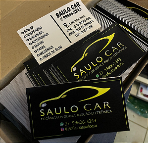 CARTÕES DE VISITA COUCHÊ 300G VERNIZ 9X5CM