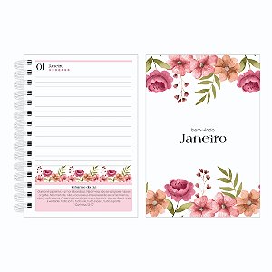 Agenda floral versiculos permanente
