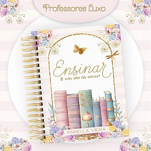 kit agenda + caneca tema professora