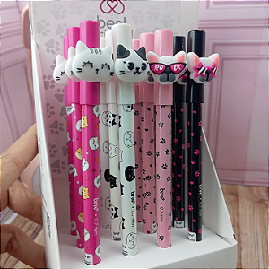 Caneta Apagável Gatinhos - BRW