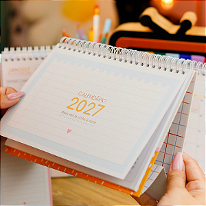 Calendário de mesa Grande A5 - Coleção Fofa