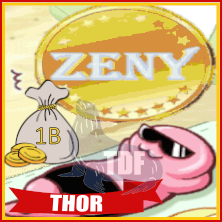 Compre kks: Vendo kks 1 Bilhão de Zenys Ragnarok - Thor - Realize