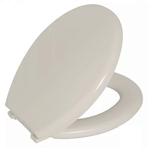 Assento Oval Astra TPK/AS-BG8 Almofadado Biscuit