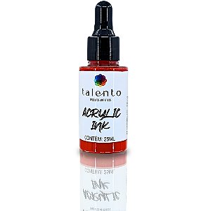 ACRYLIC INK TALENTO 25ML VERMELHO UND