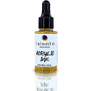 ACRYLIC INK TALENTO 25ML AM.QUEIMADO UND