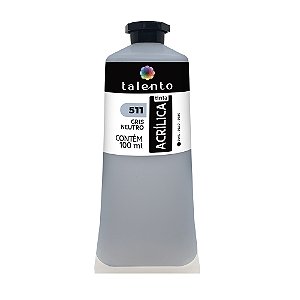 TINTA P/TELA 100ML 511-GRIS NEUTRO UND