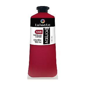 TINTA P/TELA 100ML 545-VERM.CARMIM UND
