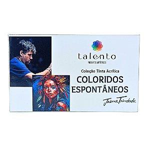 Kit Coleção Tinta Acrílica-"Coloridos Espontâneos"- 7 Cores-20ml cada- Jaime Trindade