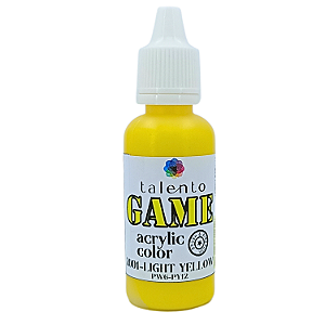 ACRYLIC COLOR GAME 2001 LIGHT YELLOW 20ML UND