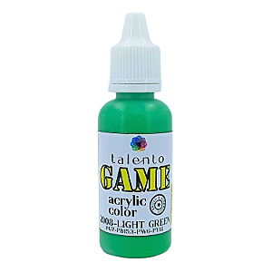 ACRYLIC COLOR GAME 2008 LIGHT GREEN 20ML UND
