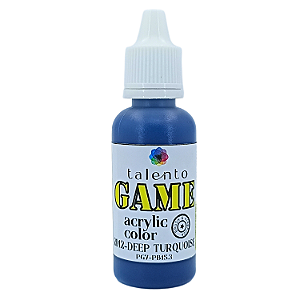 ACRYLIC COLOR GAME 2012 DEEP TURQUOISE 20ML UND