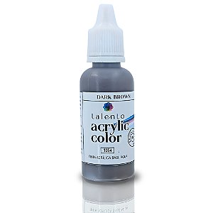 ACRYLIC COLOR 1054 DARK BROWN 20ML UND