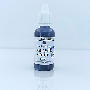 ACRYLIC COLOR 1055 BLACK BROWN 20ML UND