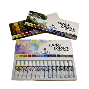 Kit AQUARELA FINE ARTS 14 CORES - BISNAGAS DE 10ML CADA - UND