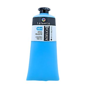 TINTA P/TELA 100ML 504 AZUL CELESTE UND