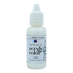 ACRYLIC COLOR 163 GLOSS WHITE 20ML UND