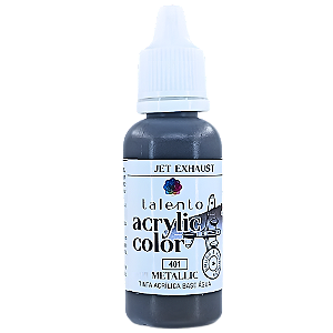 ACRYLIC COLOR METALLIC 401 JET EXHAUST 20ML UND