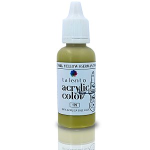 ACRYLIC COLOR 129 DARK YELLOW GERMAN TANK 20ML UND
