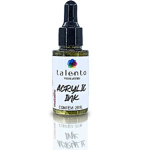 ACRYLIC INK TALENTO 25ML BRONZE UND