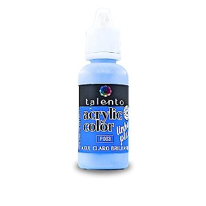 ACRYLIC COLOR P003 -AZUL CLARO BRILHANTE- LINHA PLUS-20ML UND
