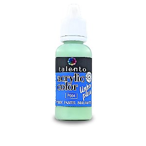 ACRYLIC COLOR P004 -VERDE PASTEL BRILHANTE- LINHA PLUS-20ML UND