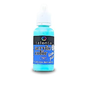 ACRYLIC COLOR P007 -TURQUESA BRILHANTE- LINHA PLUS-20ML UND