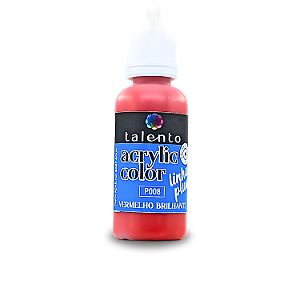 ACRYLIC COLOR P008 -VERMELHO BRILHANTE- LINHA PLUS-20ML UND