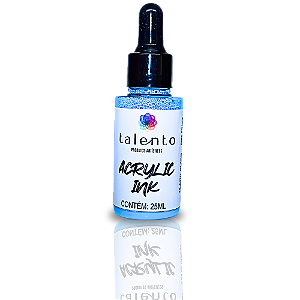 ACRYLIC INK TALENTO 25ML AZUL CLARO UND