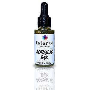 ACRYLIC INK TALENTO 25ML KAKHI GREEN UND