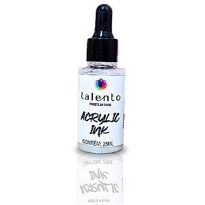 ACRYLIC INK TALENTO 25ML PÉROLA METALIC UND