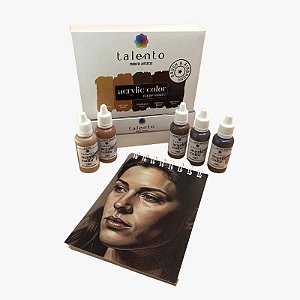 Kit Flesh Tones 2 +Bloco 11X15cm - und