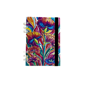 Caderno P Flower Orange