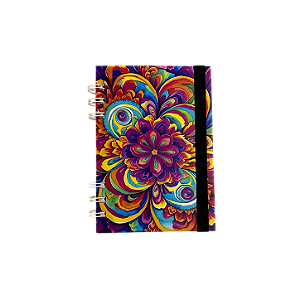 Caderno P Flower Purple