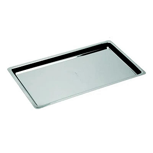 Bandeja Clínica Inox Pequena 22X13cm Sem Separação - DUFLEX