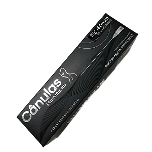 Microcânulas Preenchimento Dérmico 25g 50mm Caixa com 10 Unidades - Biometik