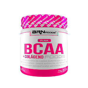 BCAA - Pink BCAA + Colágeno Foods 250g - BRN Foods