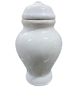 Quartinha Orixás Branco Sem Asa 13 Cm Louça Umbanda