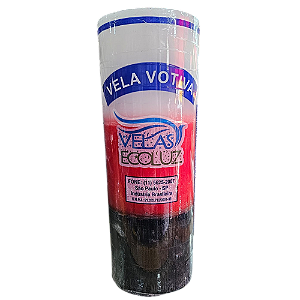 Velas 21 Dias Tricolor - Votiva Ecoluz - Unidade