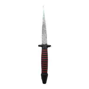 Punhal Preto E Vermelho 15cm
