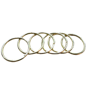Ide Grande (8cm) Dourado Para Iba - Unidade