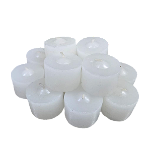 Velas Rechaud Branca Lisa - 50 Unidades