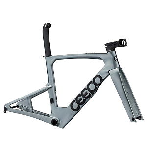 Quadro Ceepo Viper Disc Triatlo Metallic Silver/Black