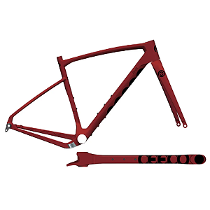 Quadro Ceepo Rindo Aero Gravel Matte Red/Black