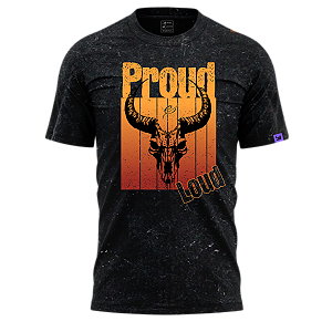 Camiseta Raving Skull Ox (marmorizado)