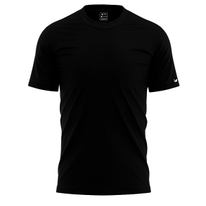 Camiseta Básica Preto 100% Algodão Premium