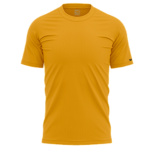 Camiseta Básica Mostarda 100% Algodão Premium