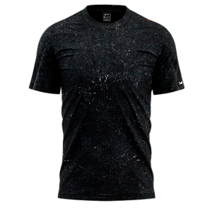 Camiseta Básica Preto Estonada 100% Algodão Premium