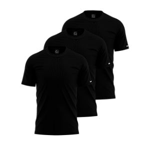 Kit Camisetas Básicas Algodão Sustentável Lisas